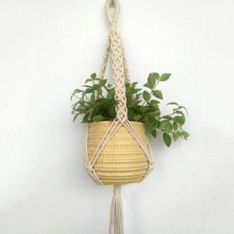 Spruced Roost Home Decor Jute Rope Braided Macrame Plant Hanger