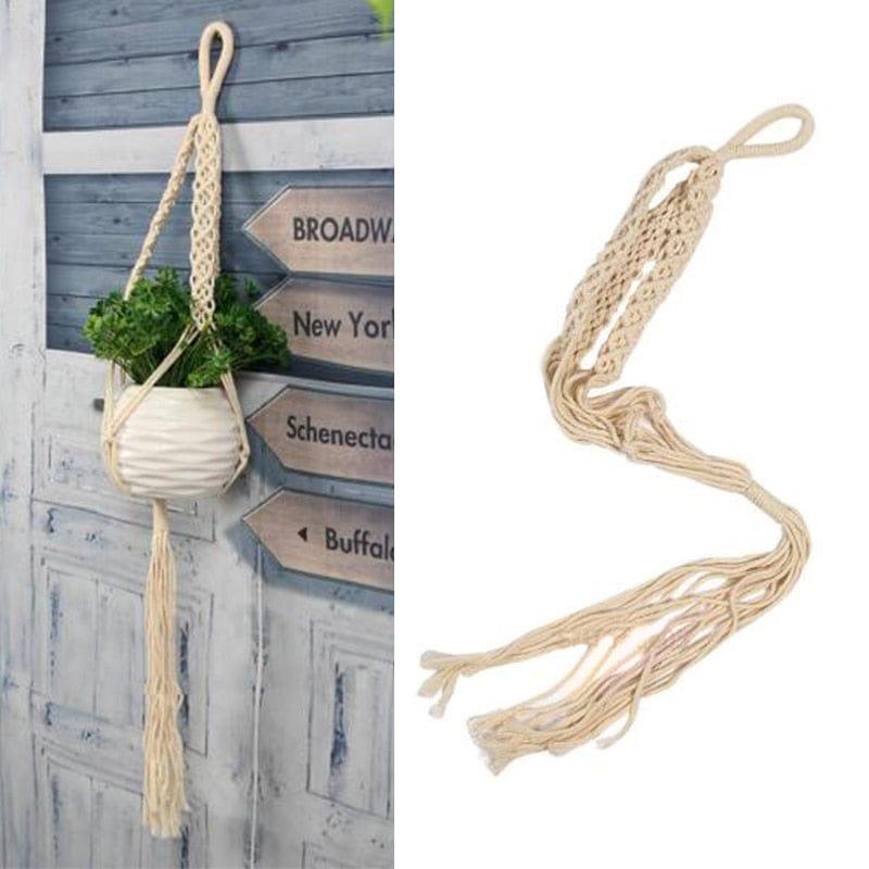 Spruced Roost Home Decor Jute Rope Braided Macrame Plant Hanger