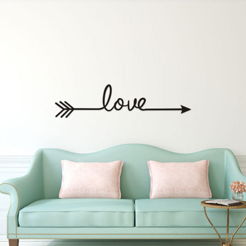 Spruced Roost Home Decor Love Arrow Wall Sticker Decal - 15 Colors