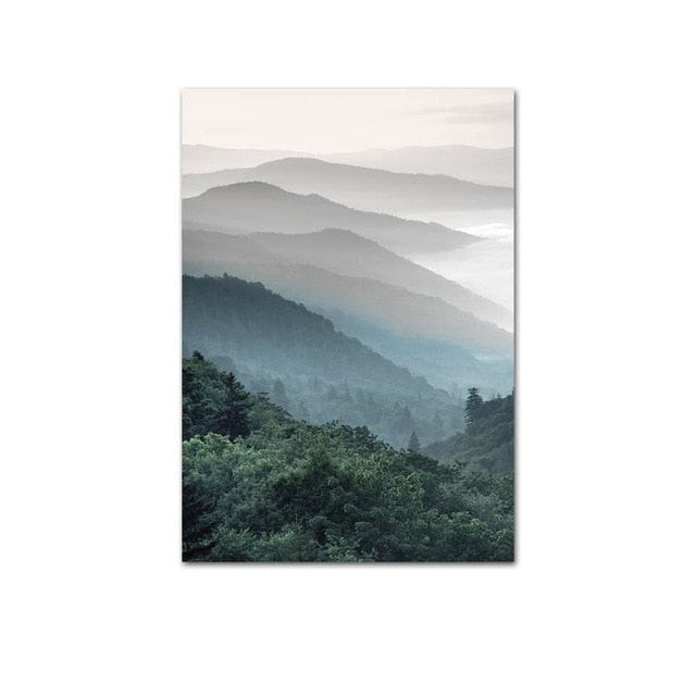 Spruced Roost Home Decor A3 30x42cm No Frame / Picture 4 Nordic Landscape Canvas Paintings - 9 Styles