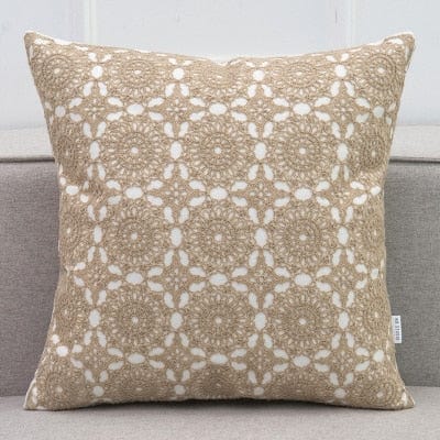 Spruced Roost Home & Garden A Embroidered Lace Geometric Pillow Cover - 6 Styles - 1 Size
