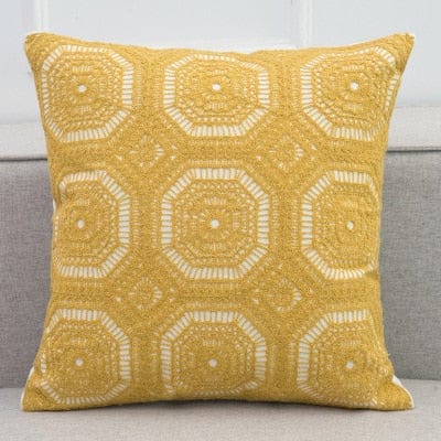 Spruced Roost Home & Garden B Embroidered Lace Geometric Pillow Cover - 6 Styles - 1 Size