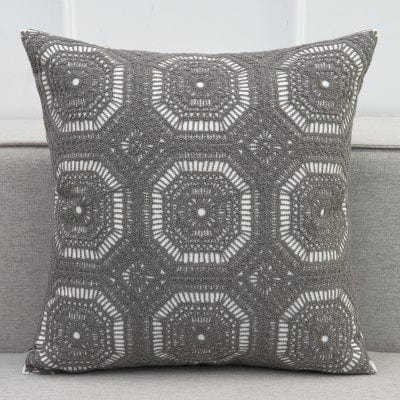 Spruced Roost Home & Garden C Embroidered Lace Geometric Pillow Cover - 6 Styles - 1 Size