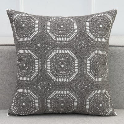 Spruced Roost Home & Garden C Embroidered Lace Geometric Pillow Cover - 6 Styles - 1 Size