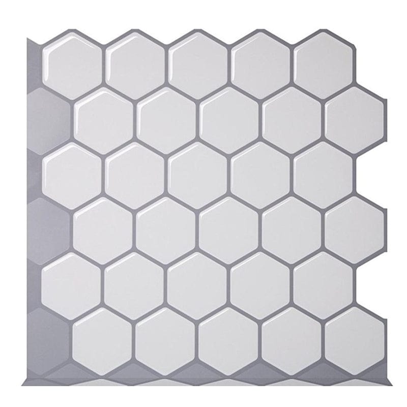 Spruced Roost Home & Garden Hexagonal Penny Tile for Kitchen and Bathroom Back splash - Sheet