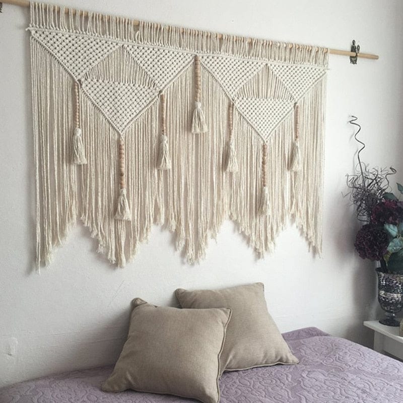 Spruced Roost Home & Garden Macrame Handwoven Wall Hanging