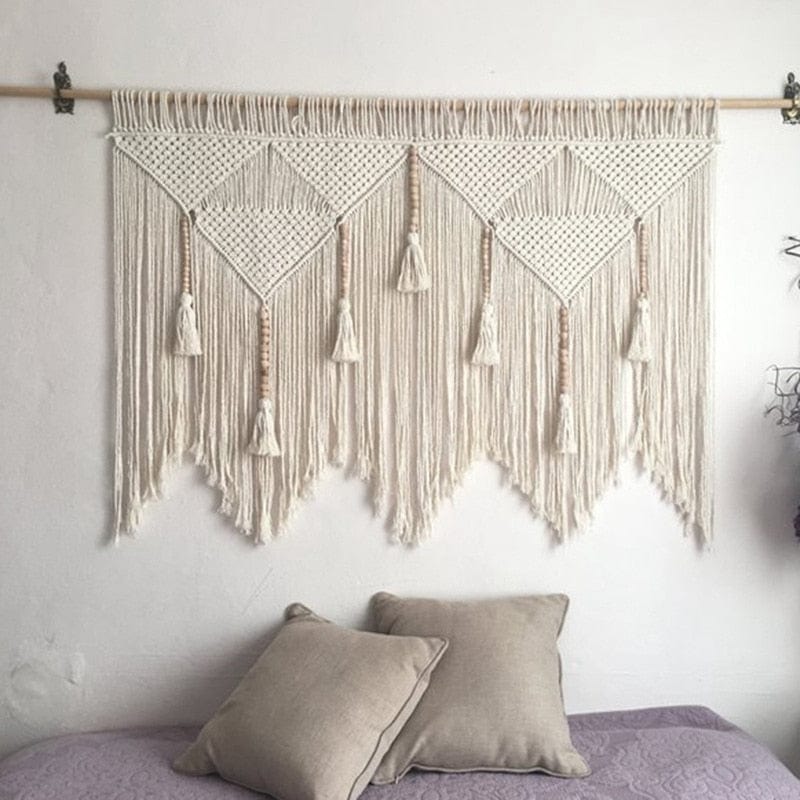 Spruced Roost Home & Garden Macrame Handwoven Wall Hanging