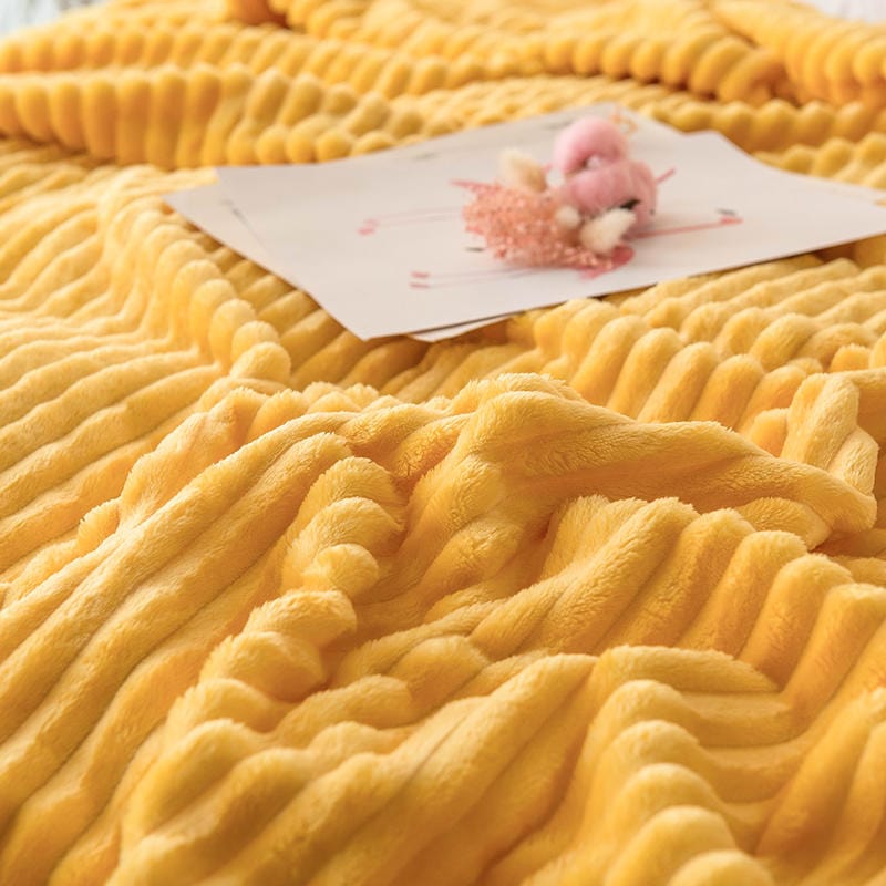 Spruced Roost Home & Garden Soft Flannel Corduroy Throw Blanket - 6 Sizes - 7 colors