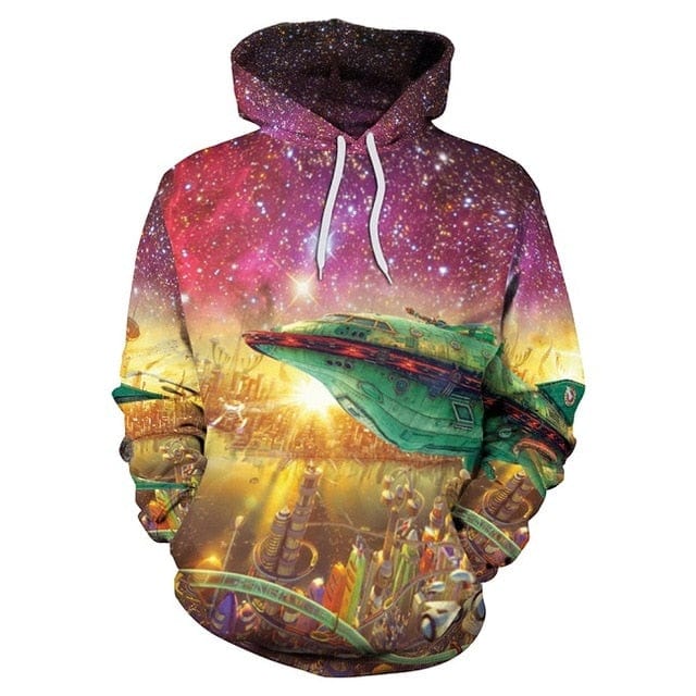 Spruced Roost Hoodie Milky Way Hoodie 3D Printed Sweatshirts M-XXL - 6 Styles