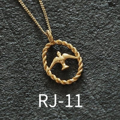 OriginaIngenu Official Store Jewelry RJ-11 / About 45 CM Coin Pendant Charm Necklaces - 39 Styles