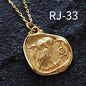 OriginaIngenu Official Store Jewelry RJ-33 / About 45 CM Coin Pendant Charm Necklaces - 39 Styles