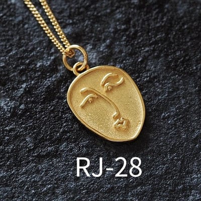OriginaIngenu Official Store Jewelry RJ-28 / About 45 CM Coin Pendant Charm Necklaces - 39 Styles