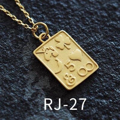 OriginaIngenu Official Store Jewelry RJ-27 / About 45 CM Coin Pendant Charm Necklaces - 39 Styles