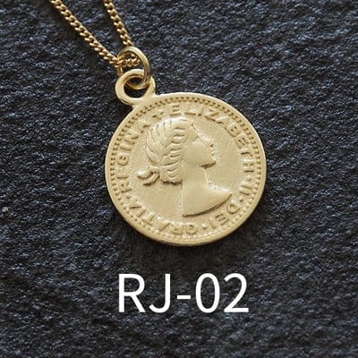 OriginaIngenu Official Store Jewelry RJ-02 / About 45 CM Coin Pendant Charm Necklaces - 39 Styles