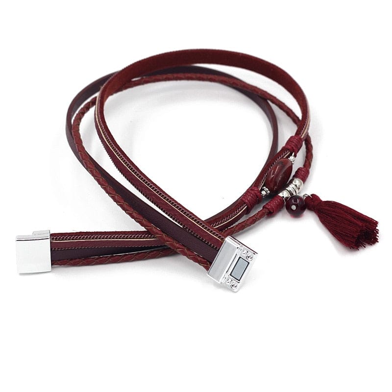 Spruced Roost Jewelry Fall Wrap Leather Bracelet- 6 Colors