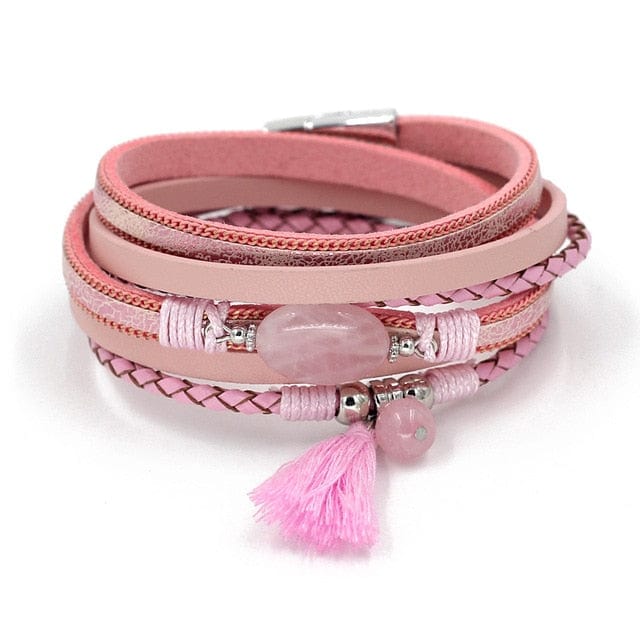 Spruced Roost Jewelry Fall Wrap Leather Bracelet- 6 Colors