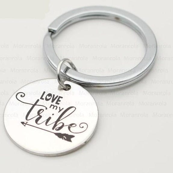 Spruced Roost Jewelry keychain / 45cm Love my Tribe - Necklace 18" or Keychain