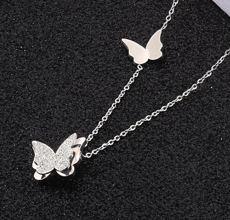Spruced Roost Jewelry Sets Stainless Steel Butterfly Jewelry - 3 pc Set