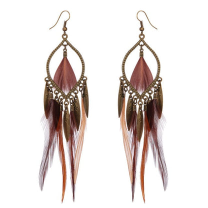 Spruced Roost Jewelry E020786B Urban Feather Earrings - 12 Styles