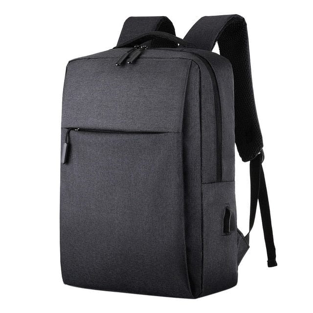 Spruced Roost Laptop Backpack Black 14 inch Laptop Storage Backpack with Headphone Plug