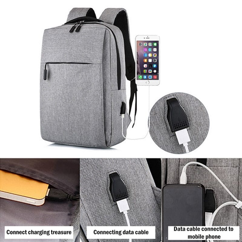 Spruced Roost Laptop Backpack 14 inch Laptop Storage Backpack with Headphone Plug