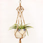 Spruced Roost 3 Macrame Rope Hanging Basket for Plant