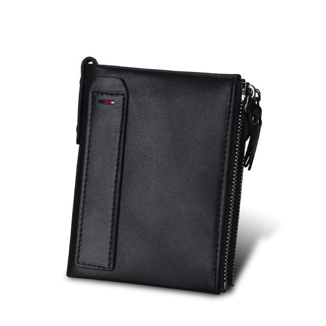 Spruced Roost Men's Accessories Black Bifold Genuine Leather RFID Protected Wallet - 5 Colors