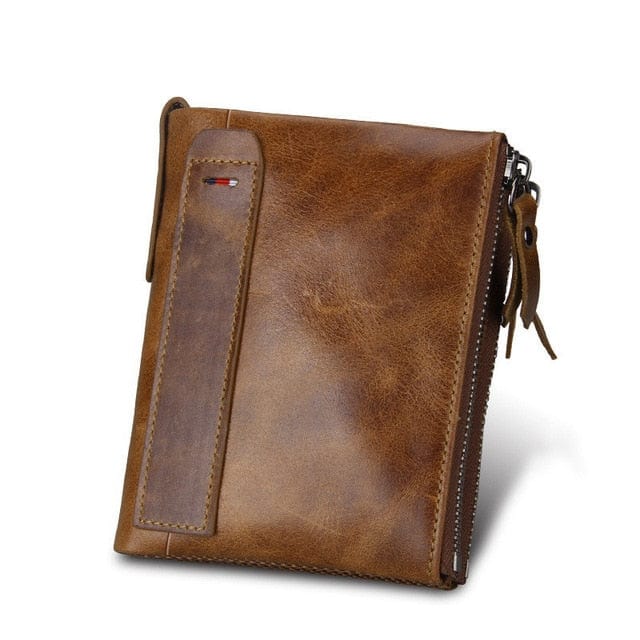 Spruced Roost Men's Accessories Brown Bifold Genuine Leather RFID Protected Wallet - 5 Colors