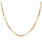 A Yhpup Official Store Necklace Gold Delicate Stainless Steel Chain Necklace 18K Gold Filled Necklace