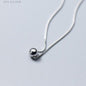 Spruced Roost Necklaces Simple Bead Necklace Pendant 925 Sterling Silver