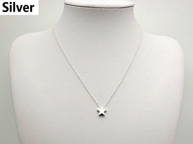 Spruced Roost Necklaces Silver Star Simply Dainty Choker Gold / Silver Star Necklace