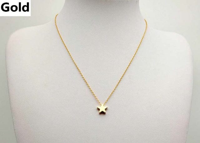 Spruced Roost Necklaces Gold Star Simply Dainty Choker Gold / Silver Star Necklace
