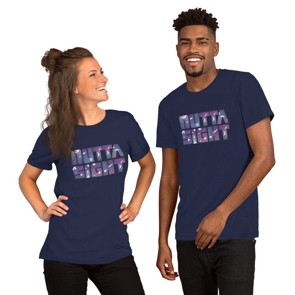 Spruced Roost Navy / S Outta Sight - Outer Space Unisex T-shirt - S-4XL
