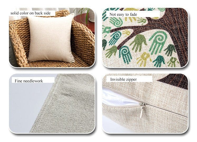 Spruced Roost Pillow Covers Naturals decorative sofa pillowcase Collection - 7 Styles