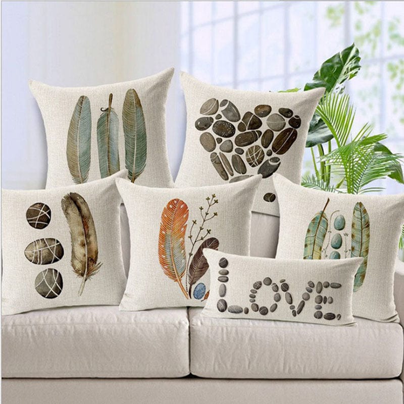 Spruced Roost Pillow Covers Naturals decorative sofa pillowcase Collection - 7 Styles