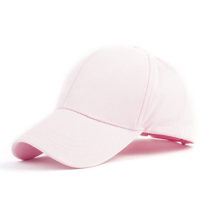 Spruced Roost pink colour / Adjustable Ponytail Baseball Caps - CC Brand - 29 Colors / 3 Styles