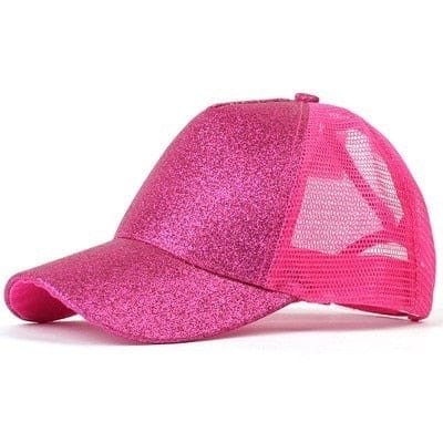 Spruced Roost rose Sequins / Adjustable Ponytail Baseball Caps - CC Brand - 29 Colors / 3 Styles