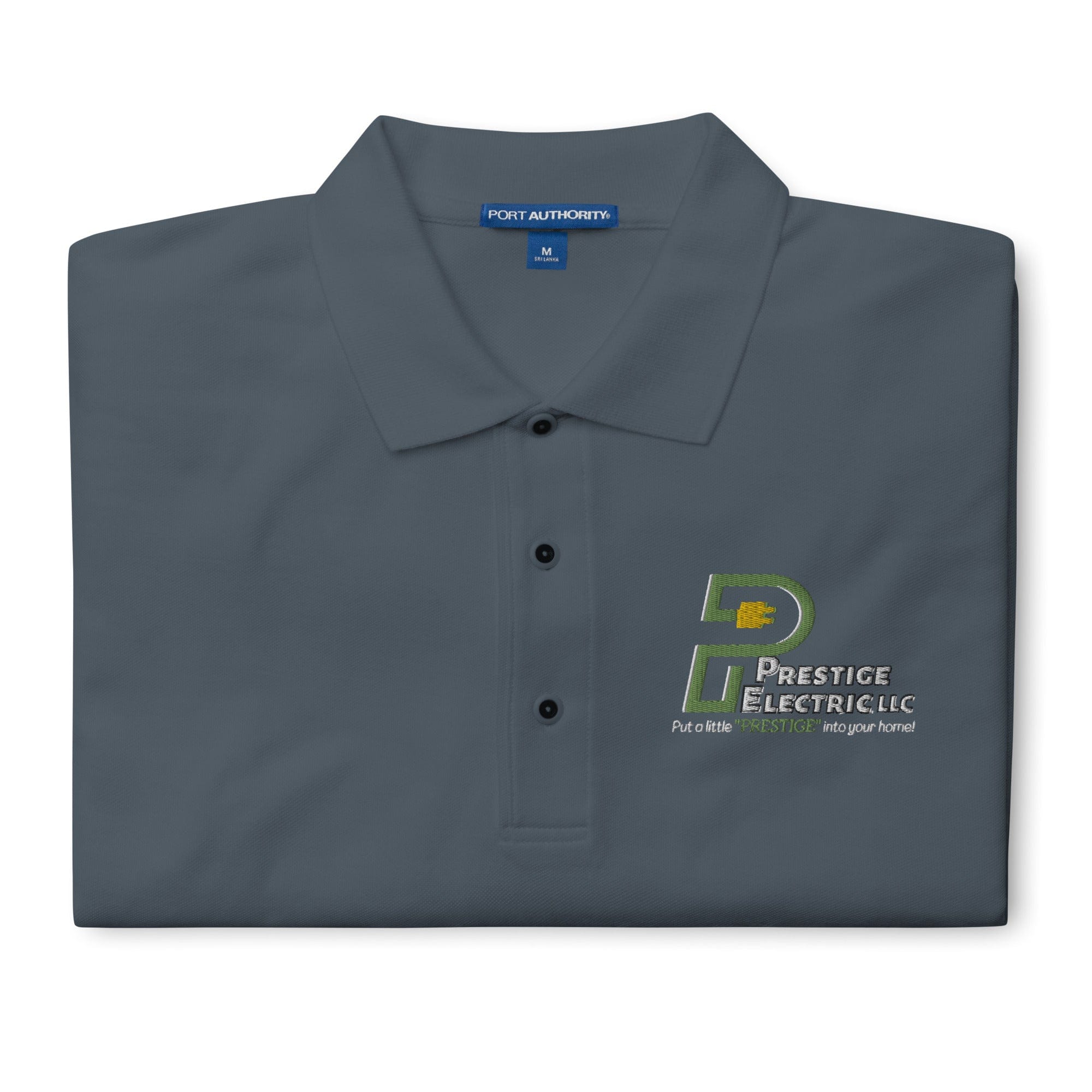 Spruced Roost Steel Grey / S Precision Electric Polo - Dark Colors