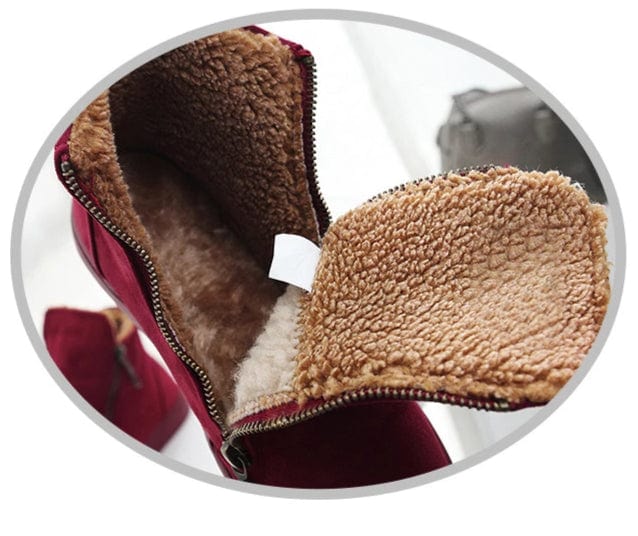 Spruced Roost Shoes Flock Zipper Snow Boot Sneaker - 4 Colors
