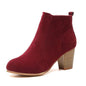 WDHKUN Store Shoes red1 / 6 Shoshone Heeled  Ankle Boots - 3 Styles