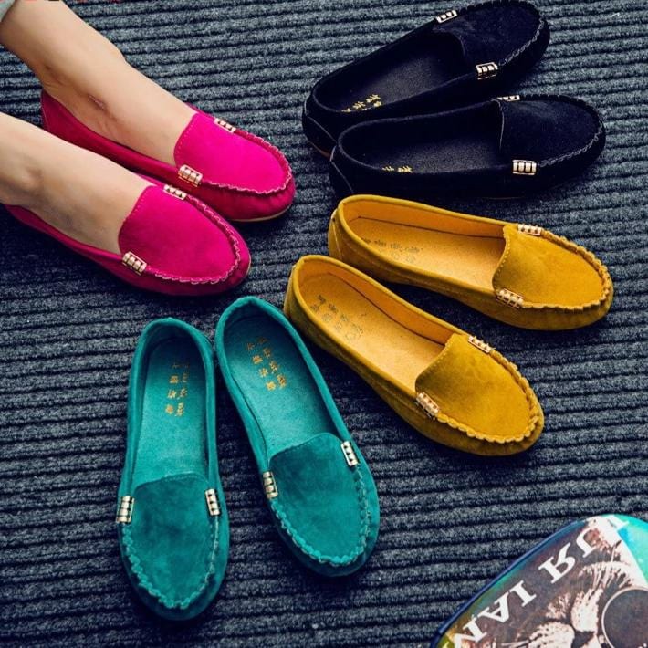 Spruced Roost Shoes Women's Flat Loafers Candy Colors Sz- 4-13