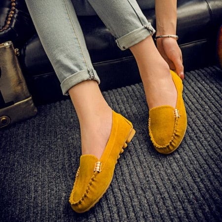 Spruced Roost Shoes Yellow 2 / 6 Women's Flat Loafers Candy Colors Sz- 4-13