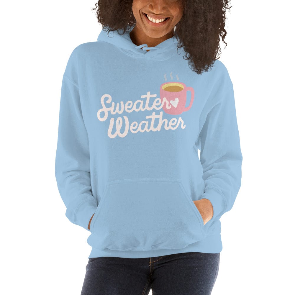 Spruced Roost Light Blue / S Sweater Weather Hoodie - S-5XL