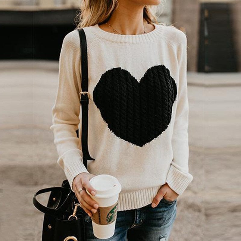 Spruced Roost Sweaters Sweet Heart Cable knit Sweater - 3 Colors