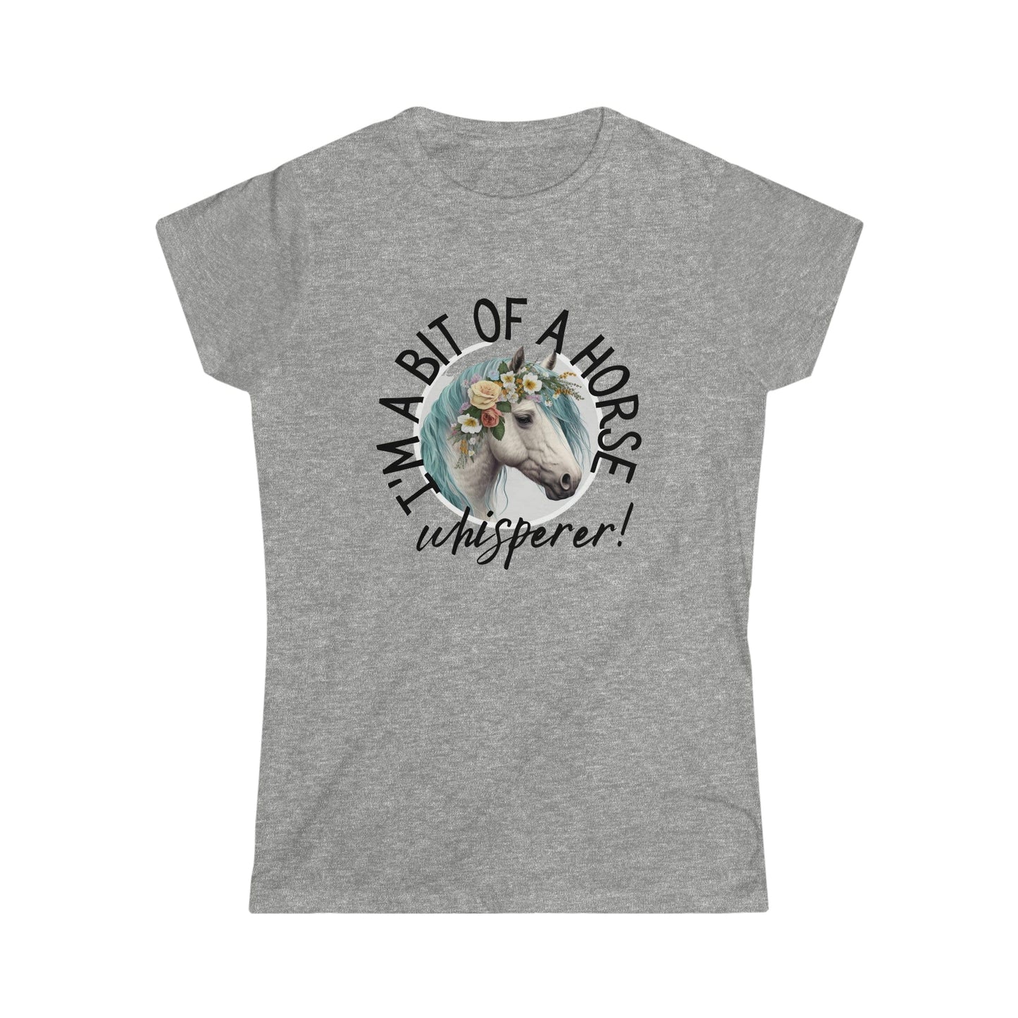 Printify T-Shirt Sport Grey / S Horse Whisperer Women's Softstyle Tee - S-2XL