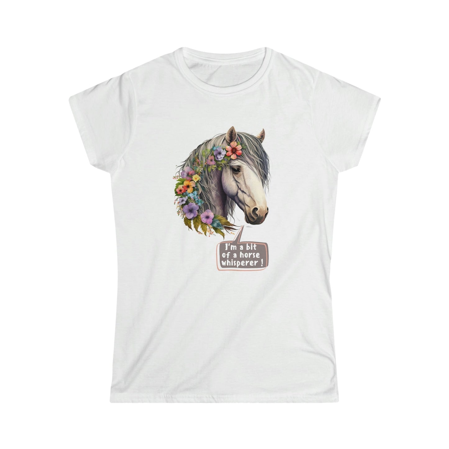 Printify T-Shirt White / S I'm a bit of a Women's Softstyle Tee - S-2XL