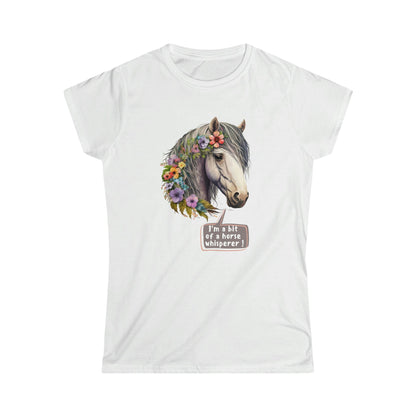 Printify T-Shirt White / S I'm a bit of a Women's Softstyle Tee - S-2XL