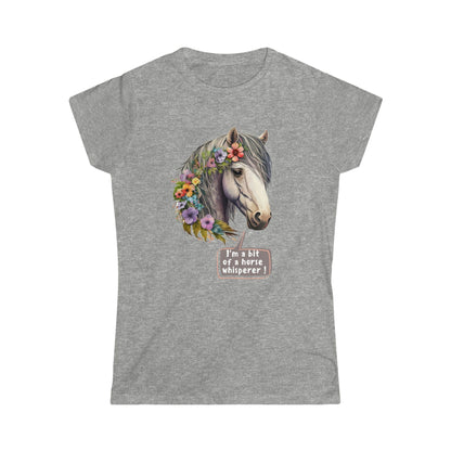 Printify T-Shirt Sport Grey / S I'm a bit of a Women's Softstyle Tee - S-2XL