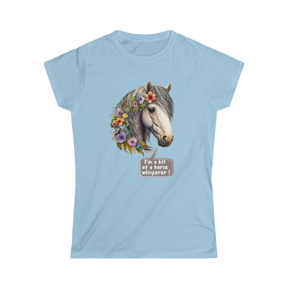 Printify T-Shirt Light Blue / S I'm a bit of a Women's Softstyle Tee - S-2XL