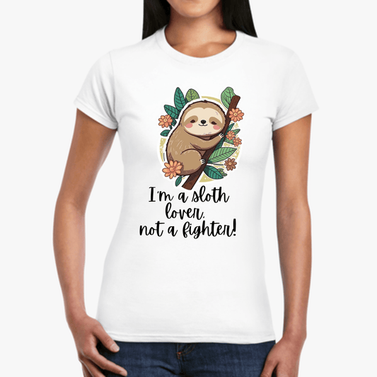 Printify T-Shirt Sloth Lover Women's Softstyle Tee - S-2XL